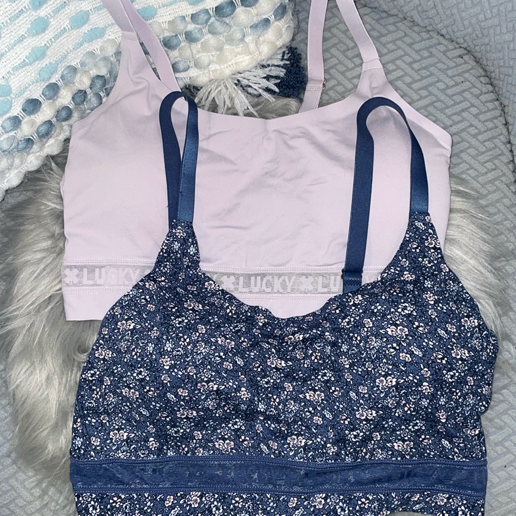 Set Of 2 Lucky Brand Bralettes